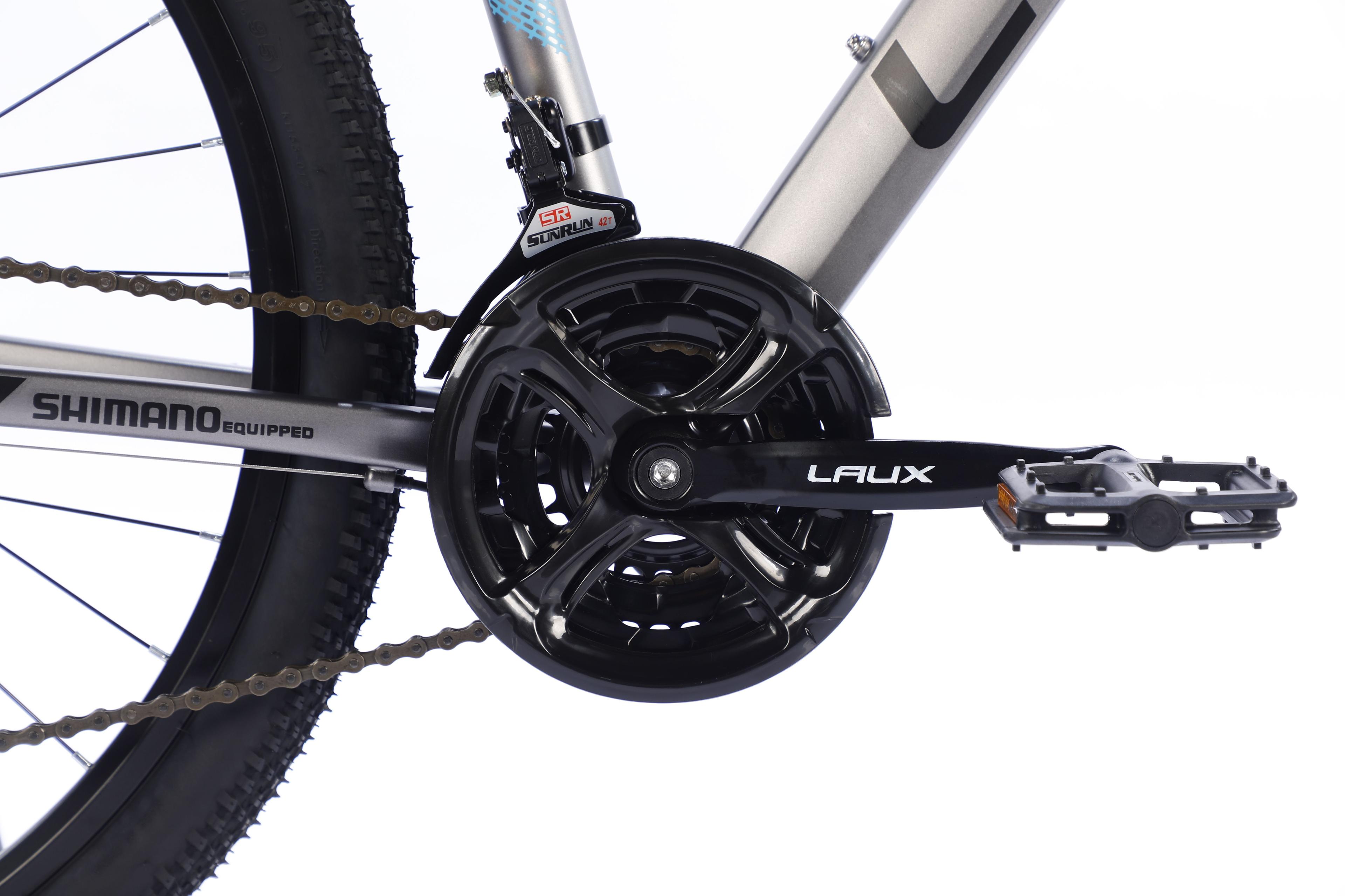 BICICLETA MTB  27.5" LAUX ADVANCED 21 VELOCIDADES MATTE GRAY/BLUE-4