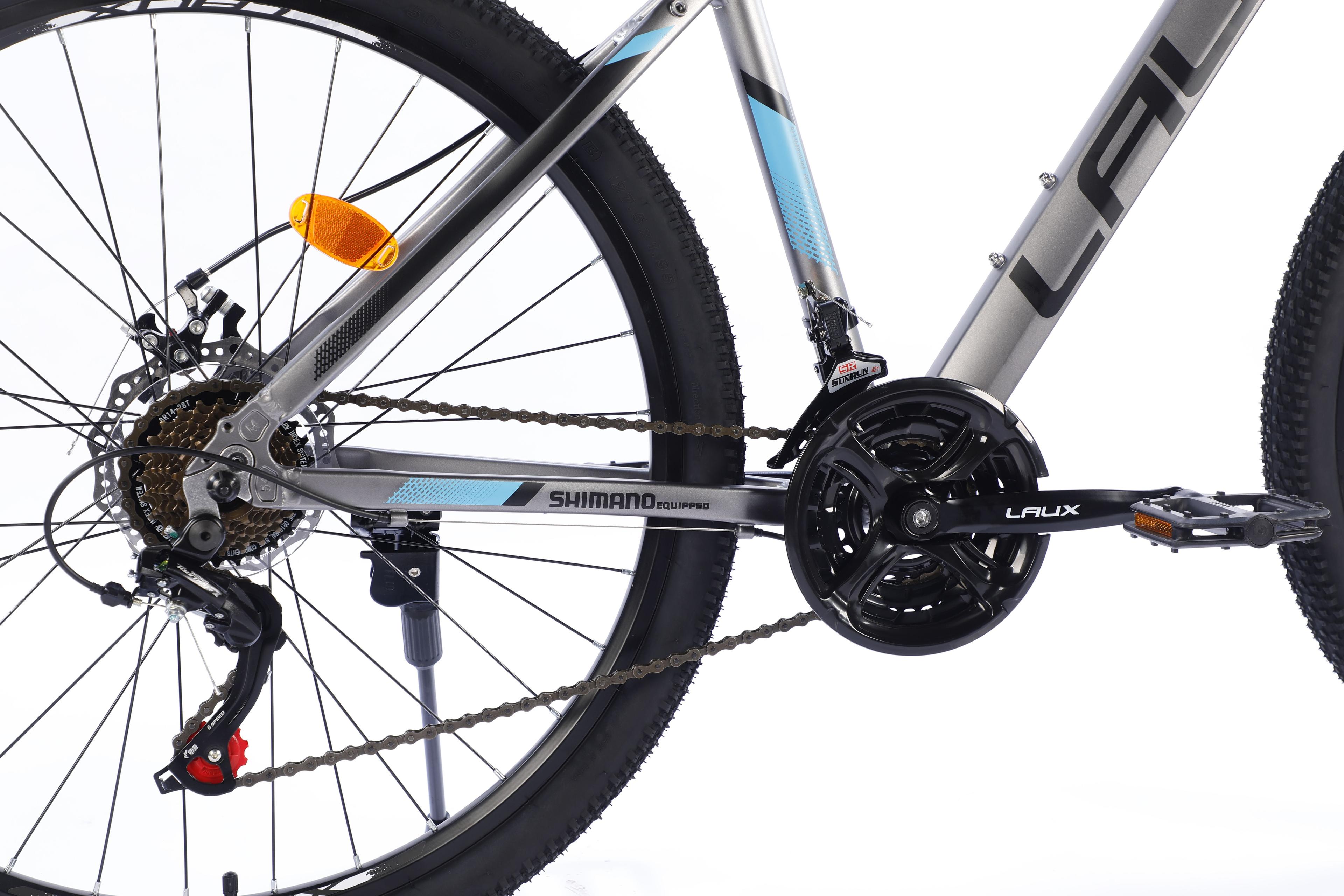 BICICLETA MTB  27.5" LAUX ADVANCED 21 VELOCIDADES MATTE GRAY/BLUE-5