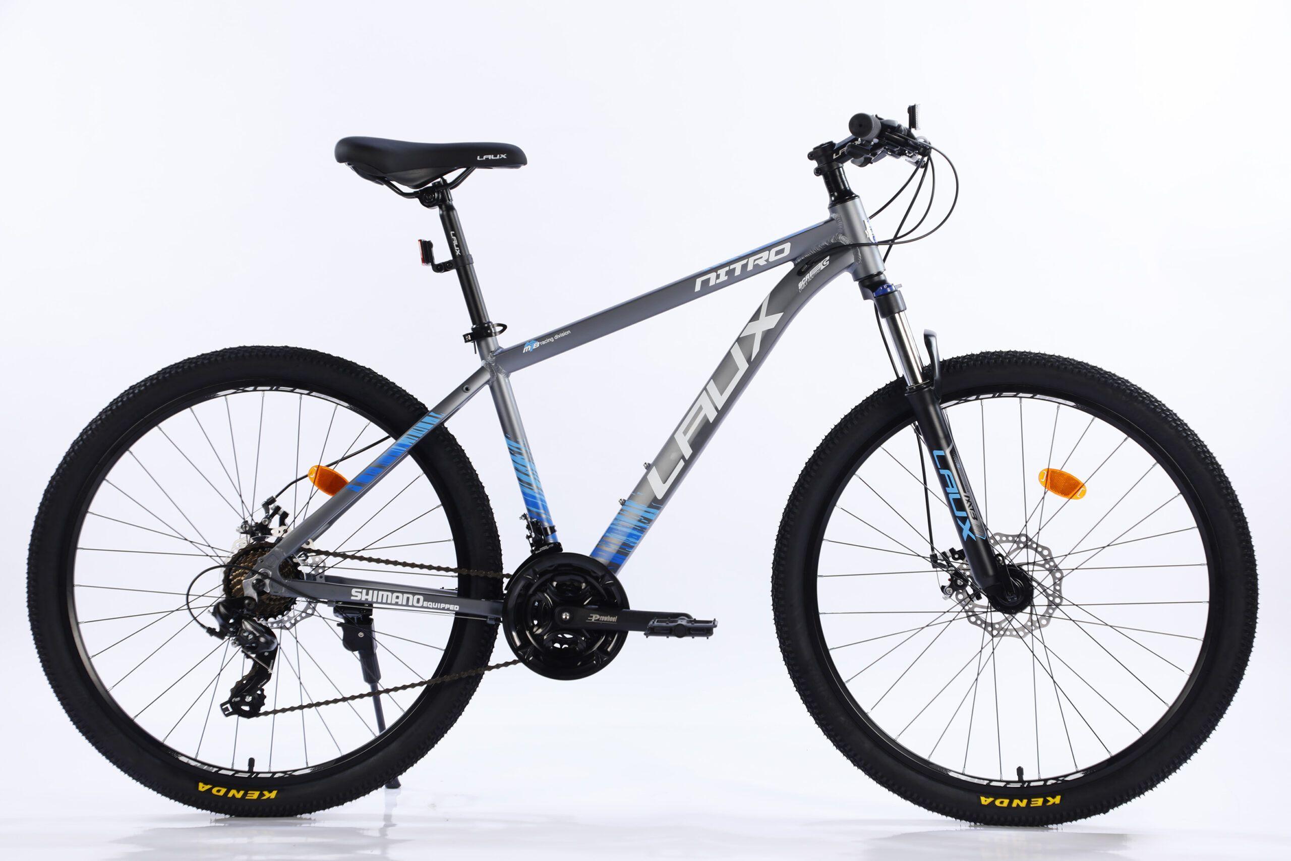 BICICLETA MTB  27,5" LAUX  NITRO 24 VELOCIDADES MATTE GRAY/BLUE-0