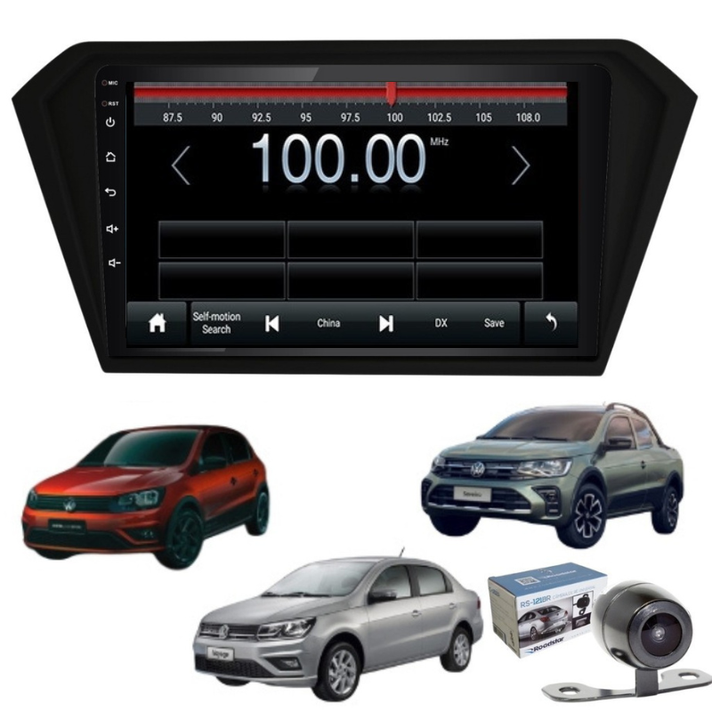 Radio Android Gol Voyage Saveiro +2016 |2gb+32gb + Camara-3