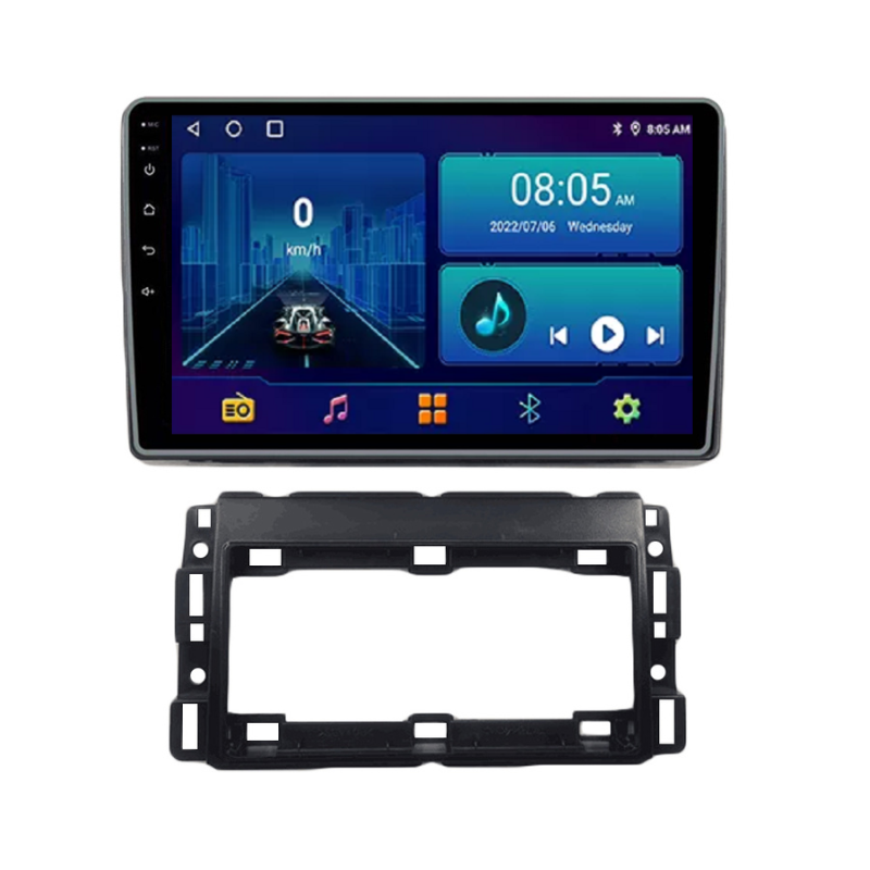 Radio Android Auto Carplay Chevrolet Silverado 2007-2014-3