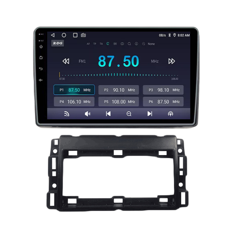 Radio Android Auto Carplay Chevrolet Silverado 2007-2014-4