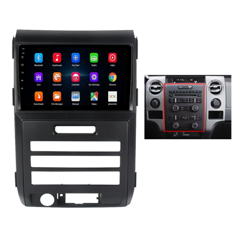 Radio Android Auto/Carplay Ford F-150 Lariat 2009-2014 |2gb+32gb + Camara-2