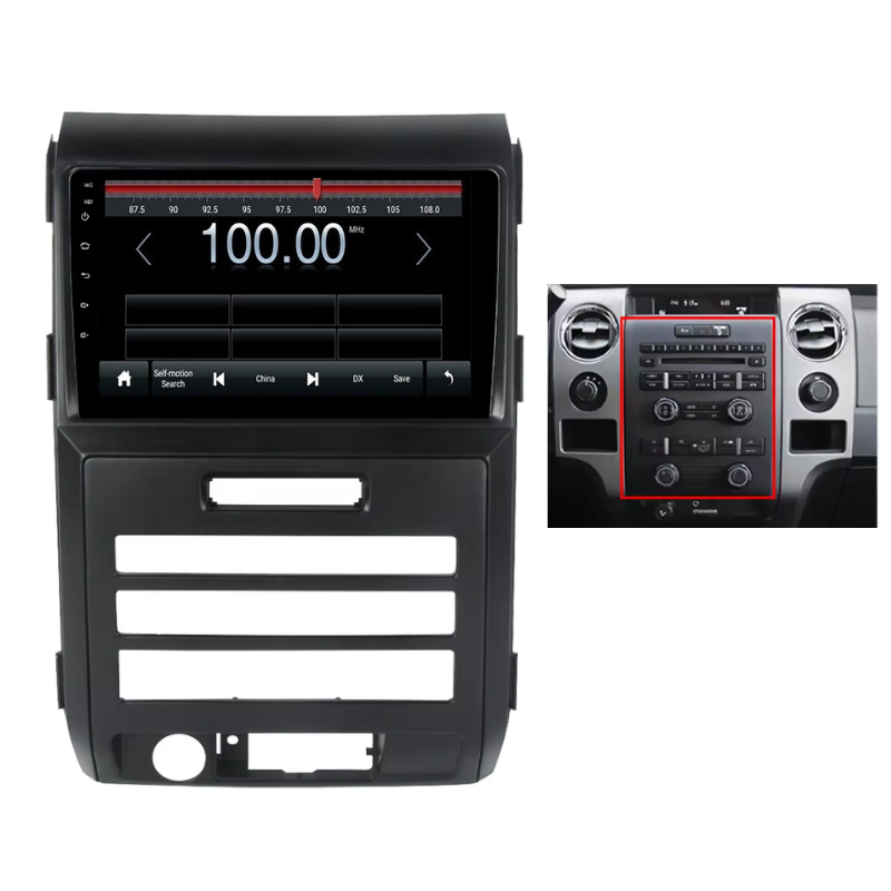 Radio Android Auto/Carplay Ford F-150 Lariat 2009-2014 |2gb+32gb + Camara-3