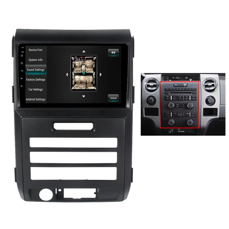 Radio Android Auto/Carplay Ford F-150 Lariat 2009-2014 |2gb+32gb + Camara-4