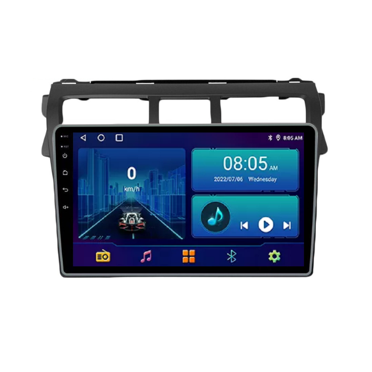 Radio Android Auto Carplay Toyota Yaris 2006-2013-0
