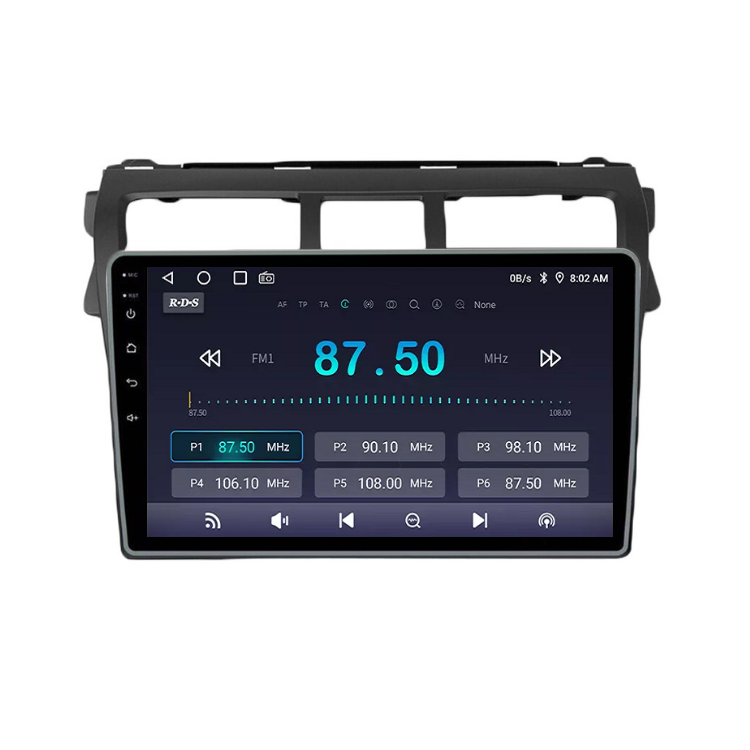 Radio Android Auto Carplay Toyota Yaris 2006-2013-2