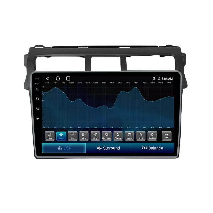Radio Android Auto Carplay Toyota Yaris 2006-2013-5