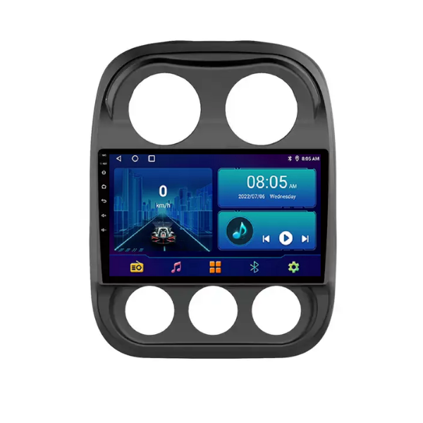 Radio Android Auto Carplay Jeep Compass 2010-2015-2