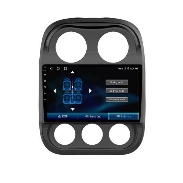 Radio Android Auto Carplay Jeep Compass 2010-2015-4