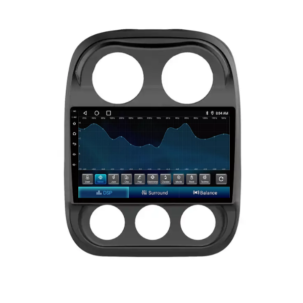 Radio Android Auto Carplay Jeep Compass 2010-2015-5