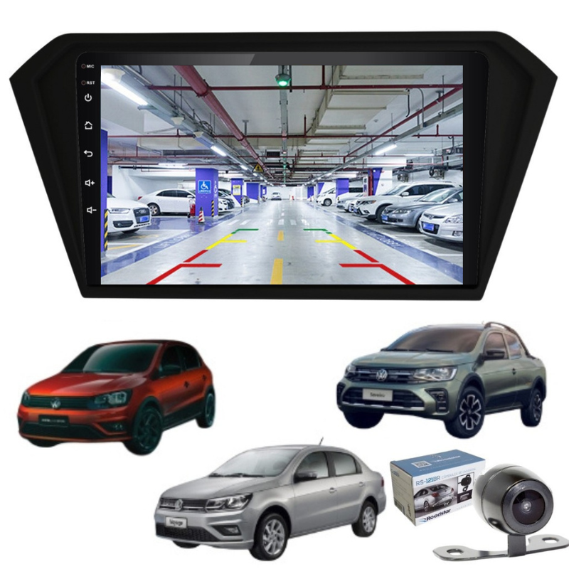 Radio Android Auto Carplay Gol Voyage Saveiro +2016 |2gb+32gb-6