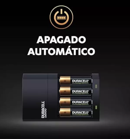 Cargador Duracell para Pilas AA/AAA + 8 Pilas Recargables AA/AAA-4