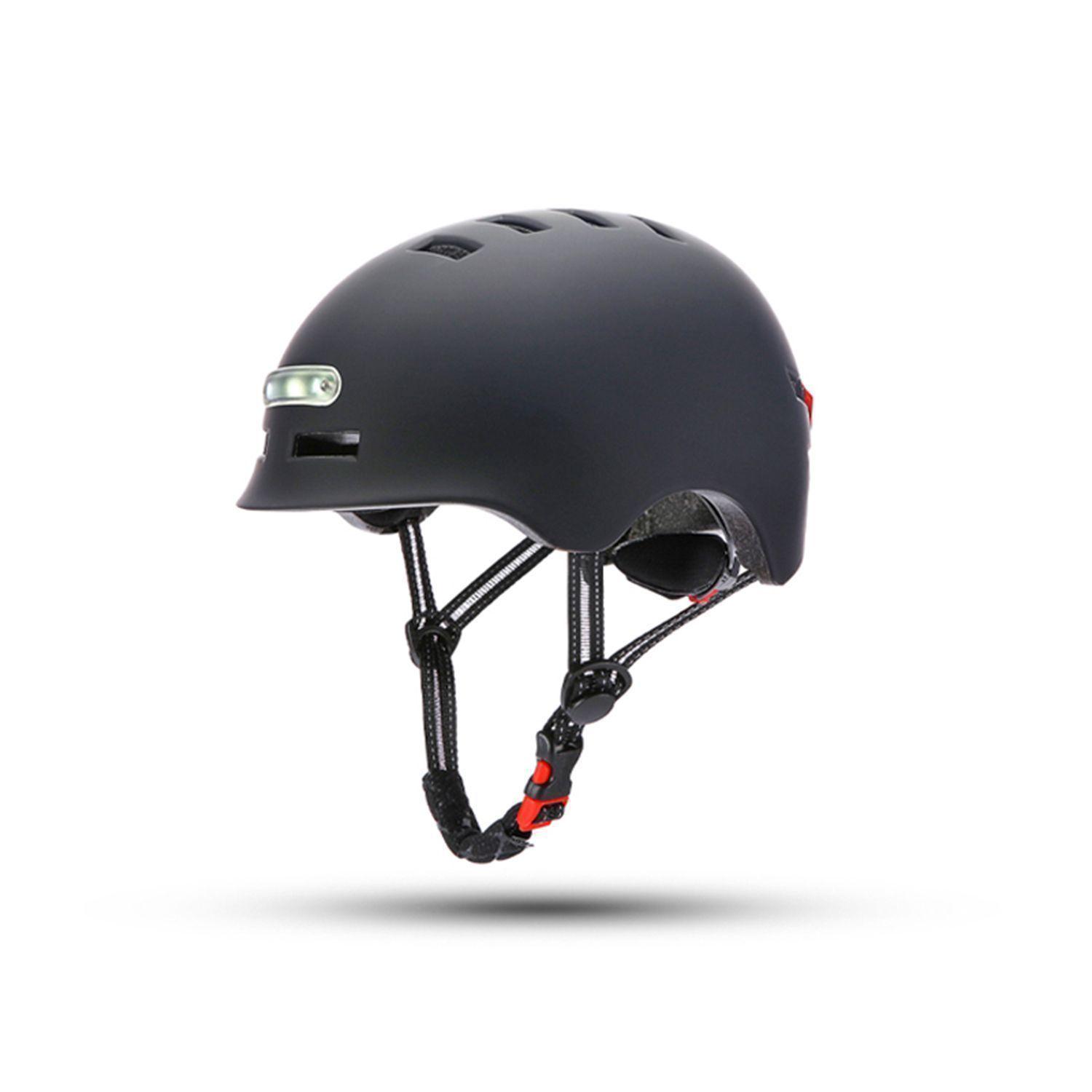CASCO BICICLETA URBANO CON LUZ LED-1