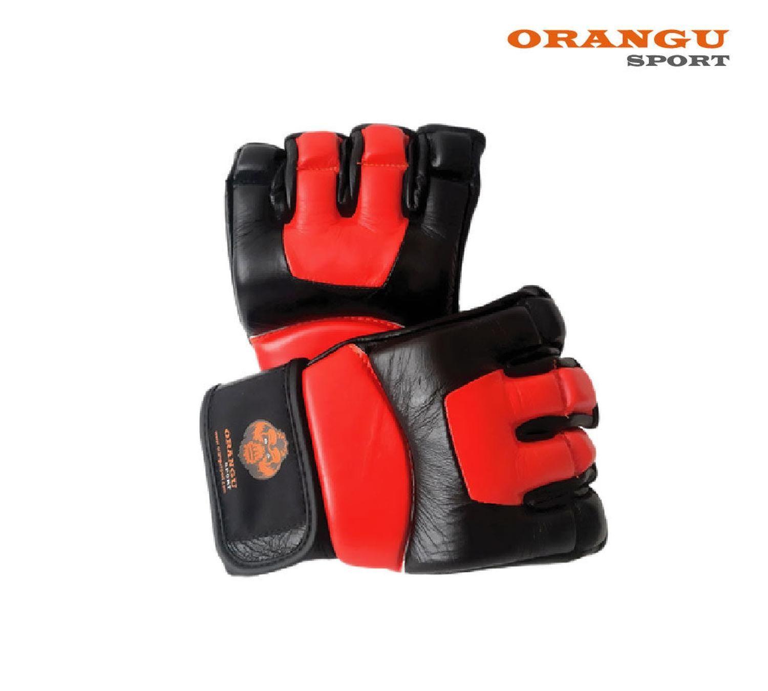 Guantes de MMA Orangu Sport / Kickboxing / UFC / Cuero Natural L-XL-2