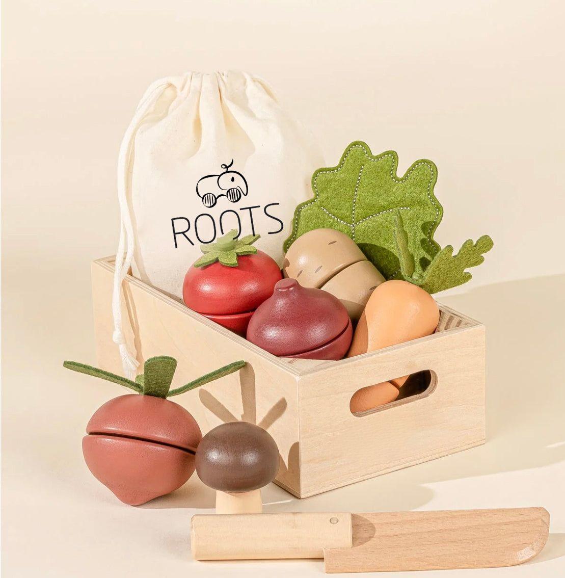 Verduras Magnéticas De Madera-3