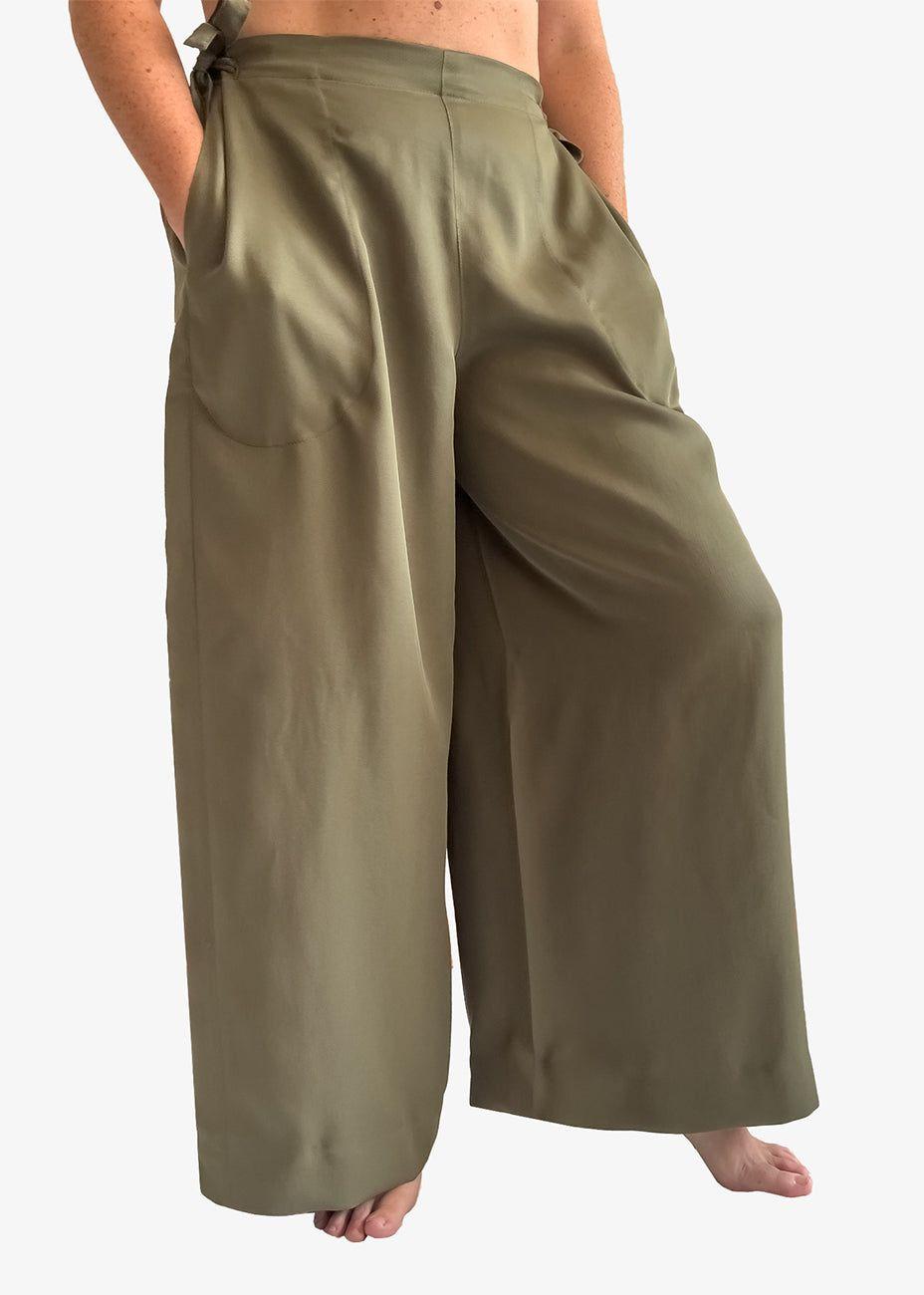 Pantalón Litoral TENCEL™ Verde-4