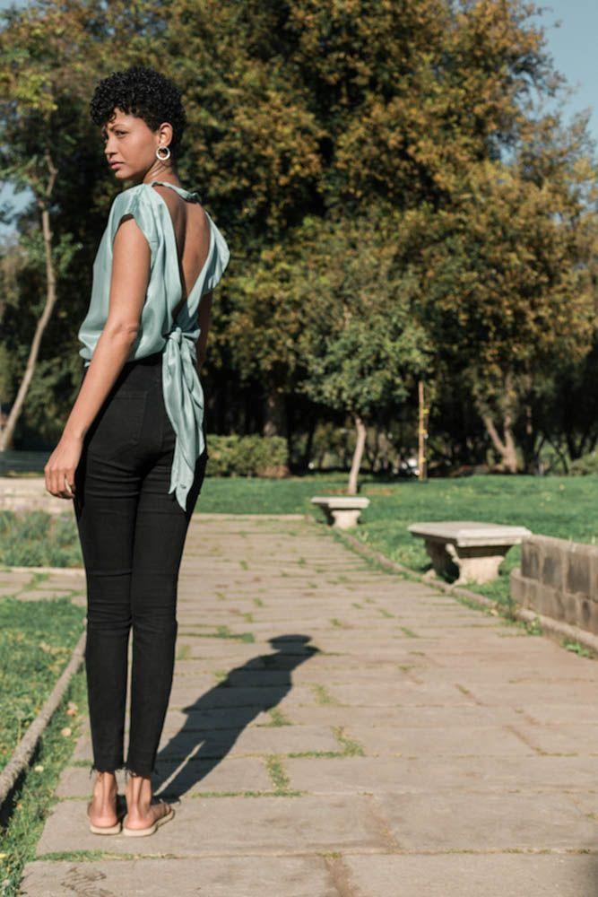 Top Del Valle Cupro - Menta-2