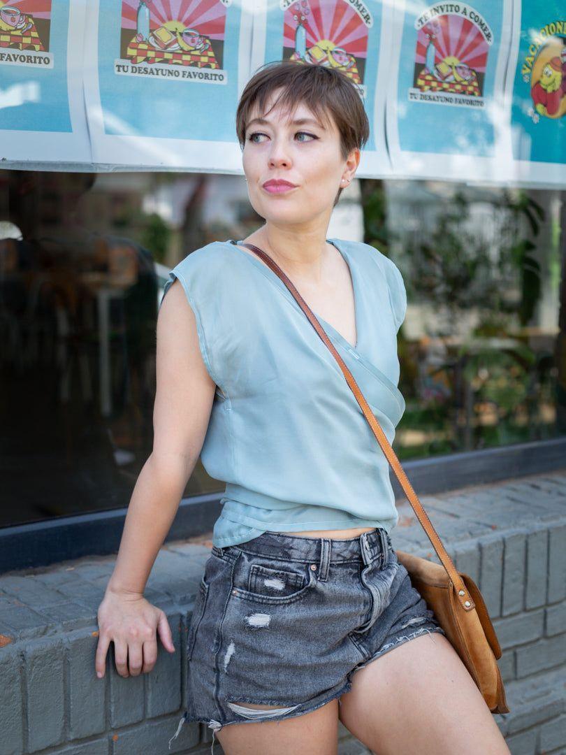 Top Del Valle Cupro - Menta-5
