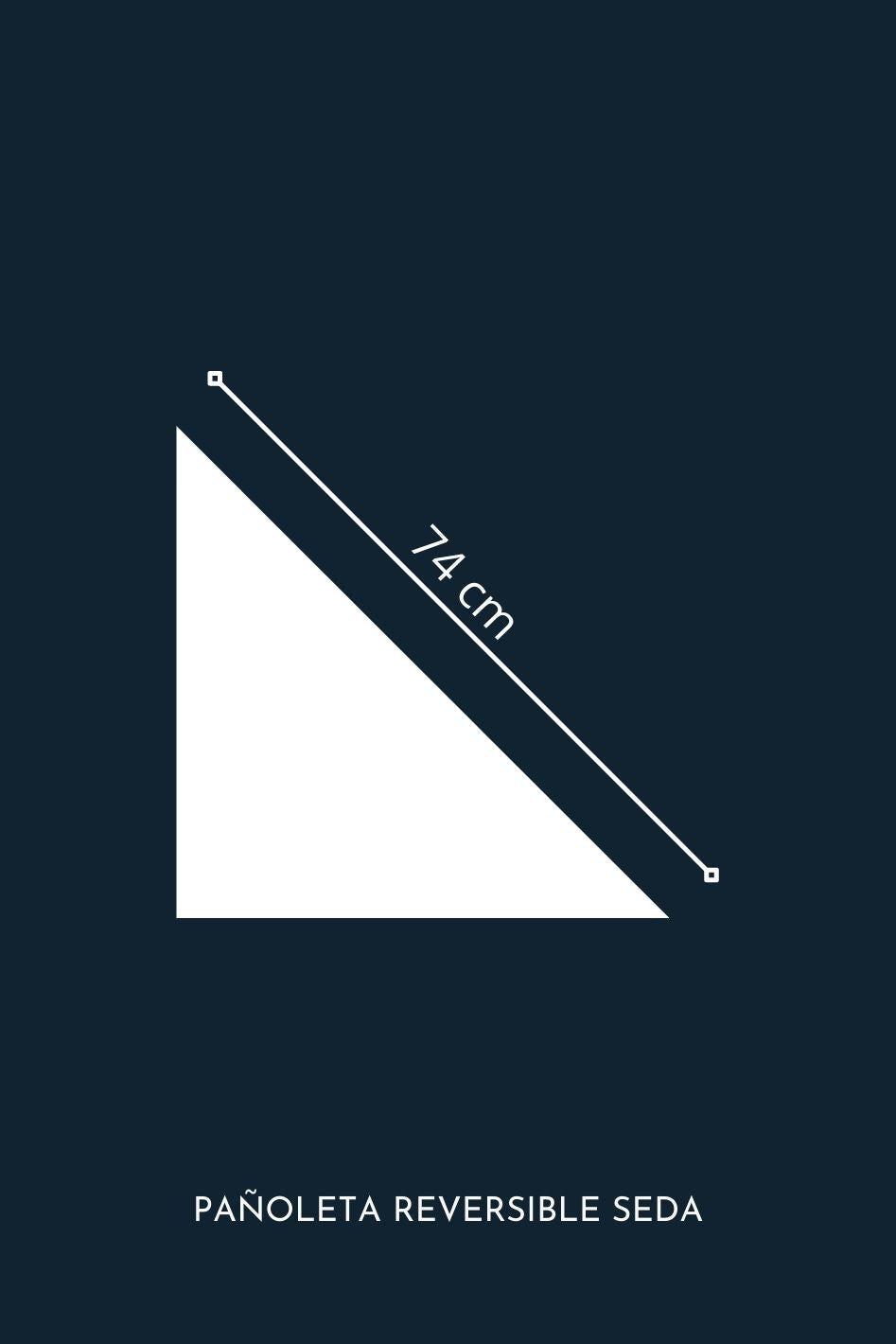 Pañoleta Seda Reversible Floreada-3