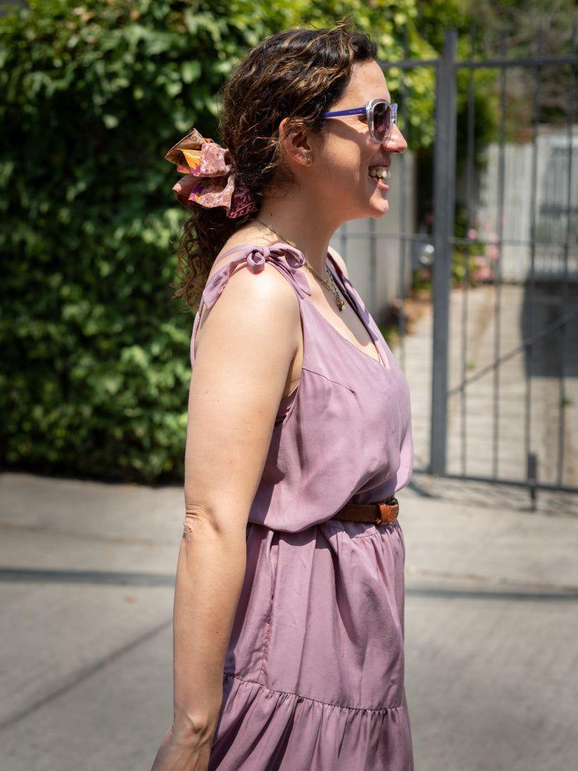Vestido Cordillera Largo TENCEL™ - Rosado-3