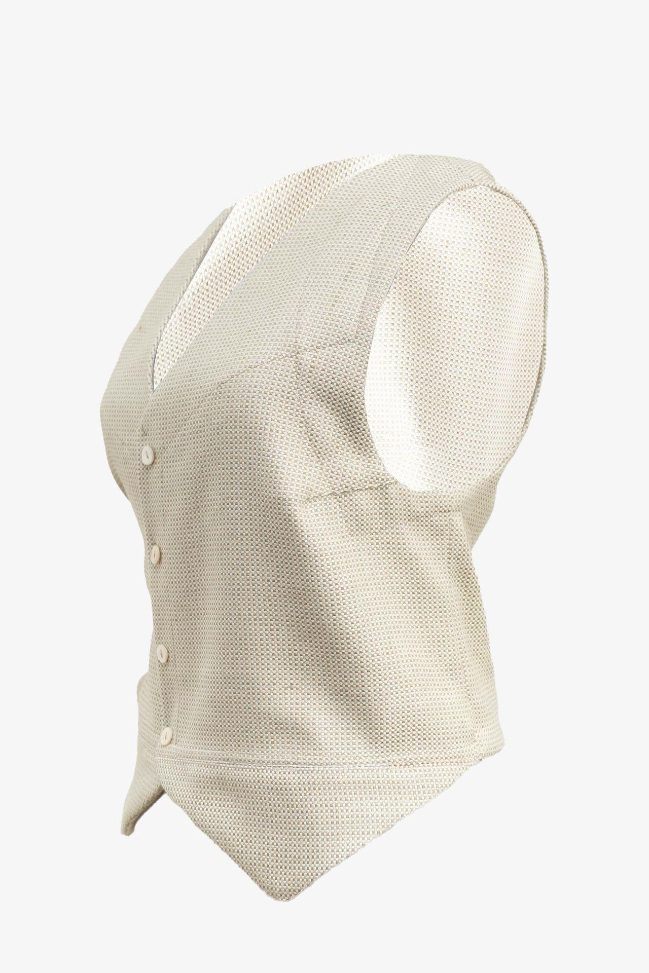 Vest Verano Lino - Beige-0