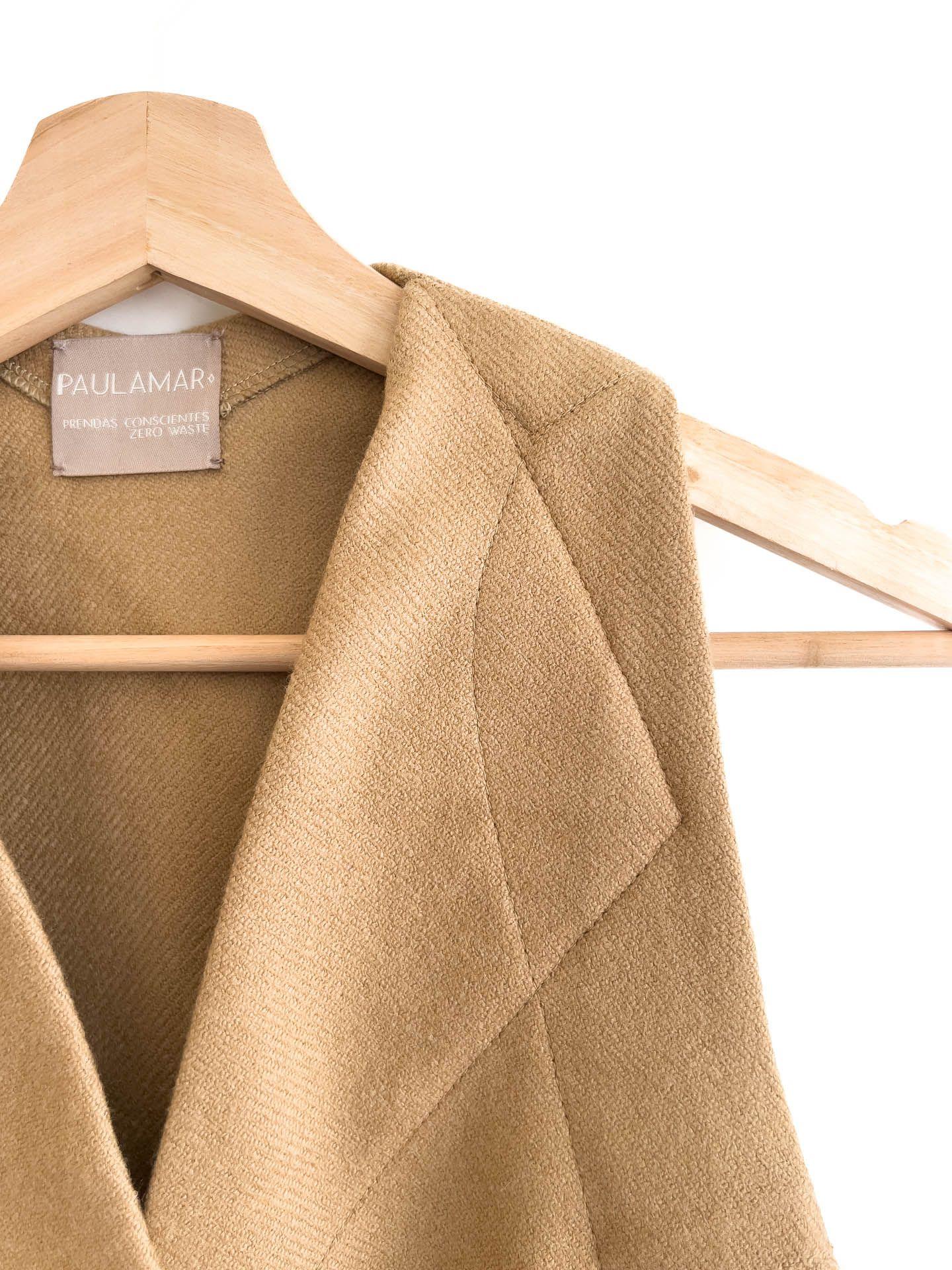 Vest 100% Lana Camel-7