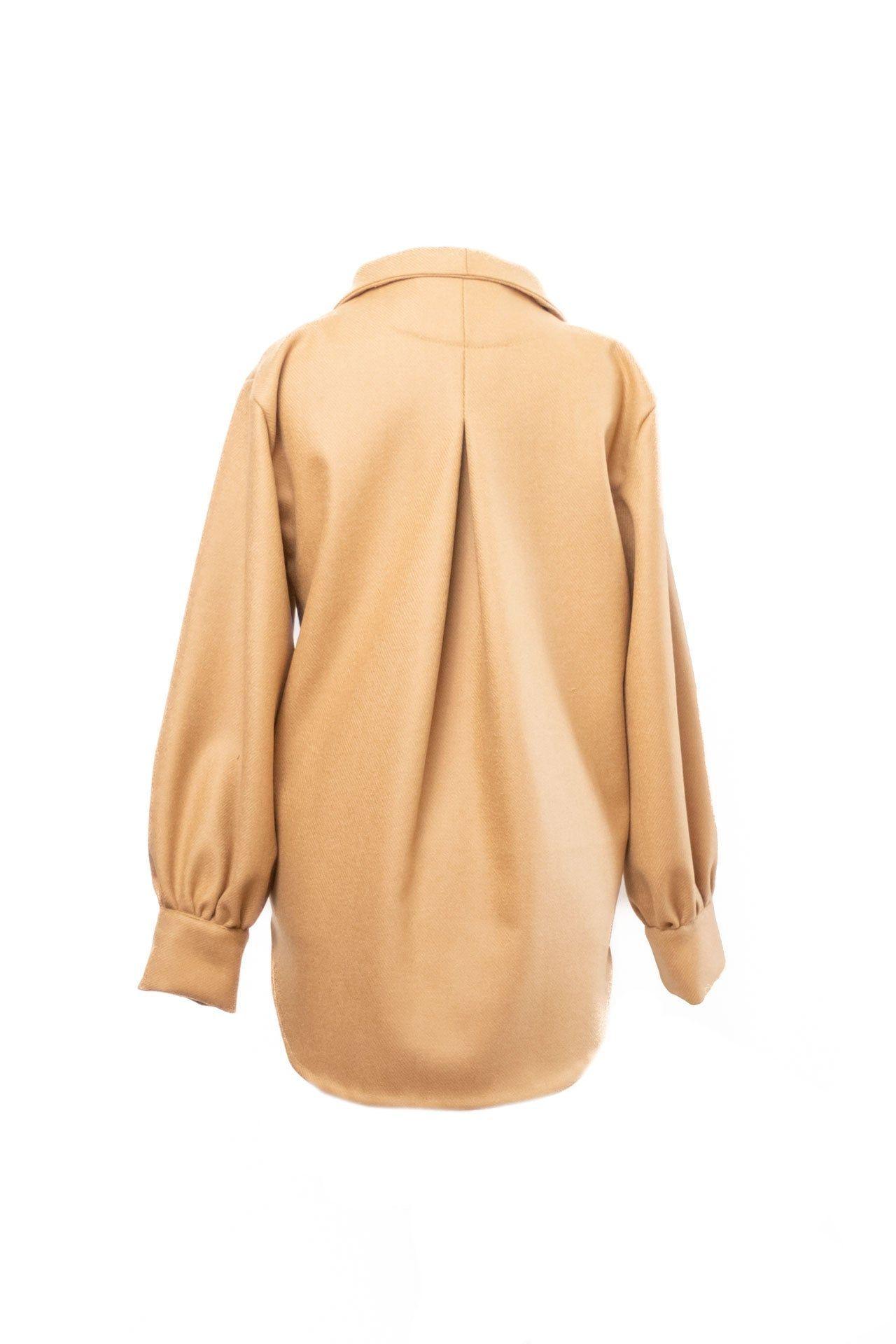 Leñadora 100% Lana Camel-3