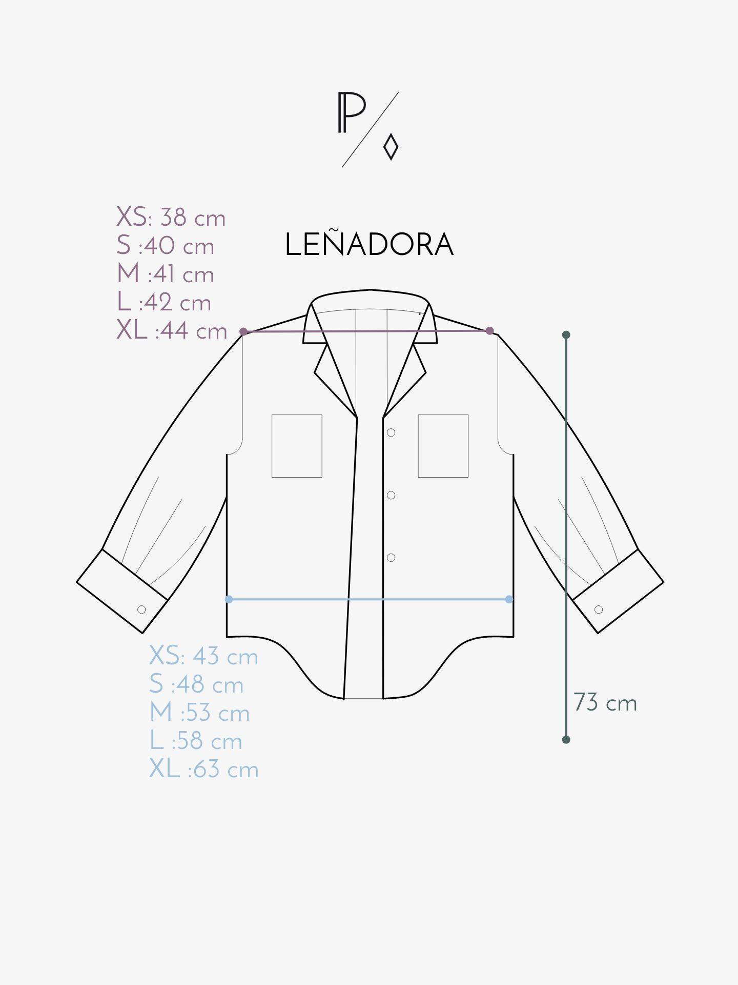 Leñadora 100% Lana Gris Ceniza-2