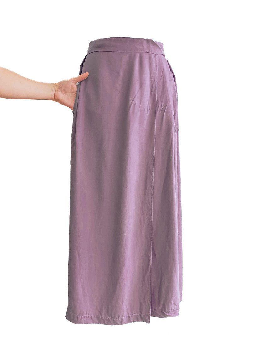 Falda Río TENCEL™ Lila-1