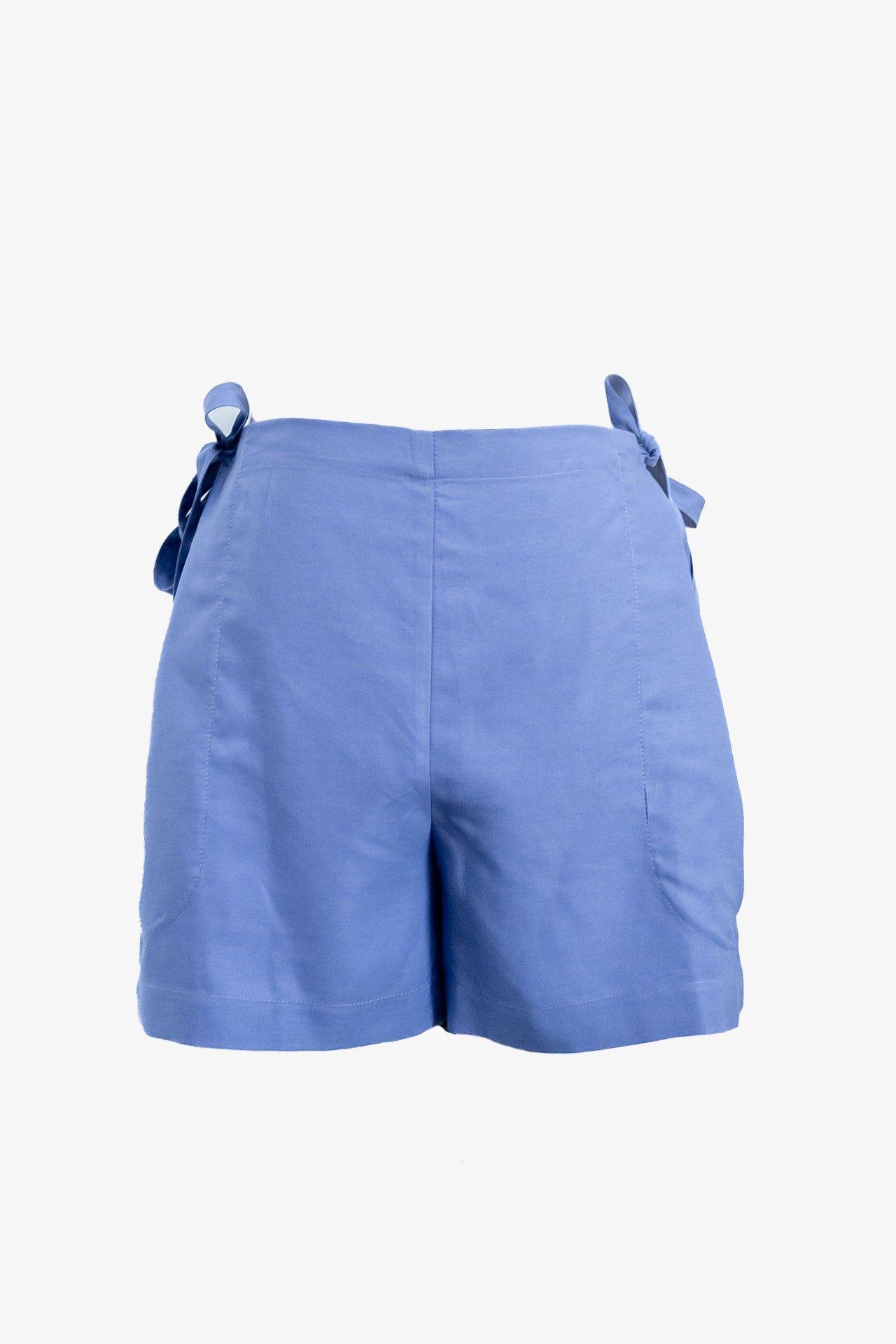 Short Litoral TENCEL  Celeste-0