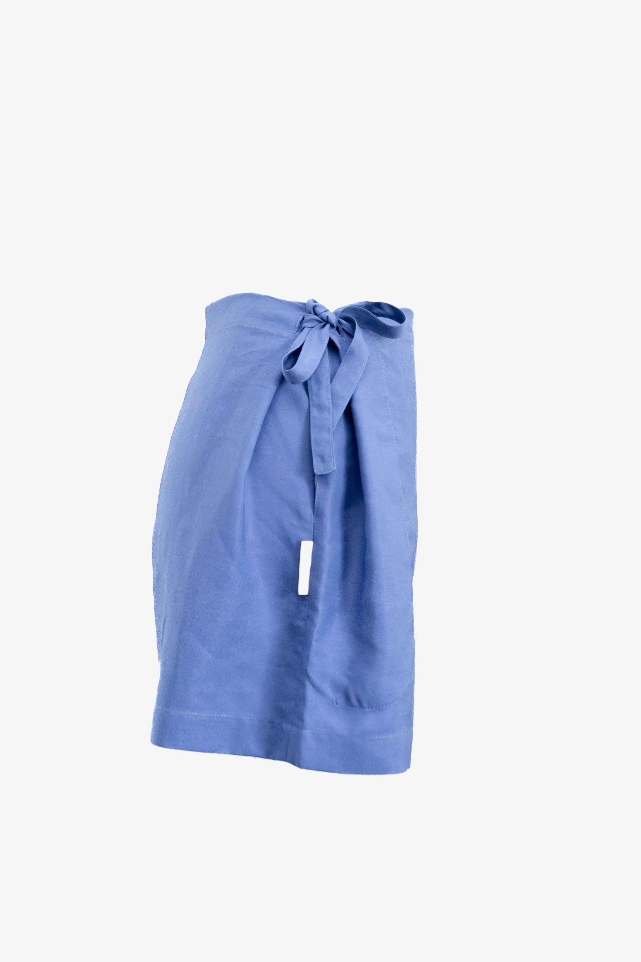 Short Litoral TENCEL  Celeste-1