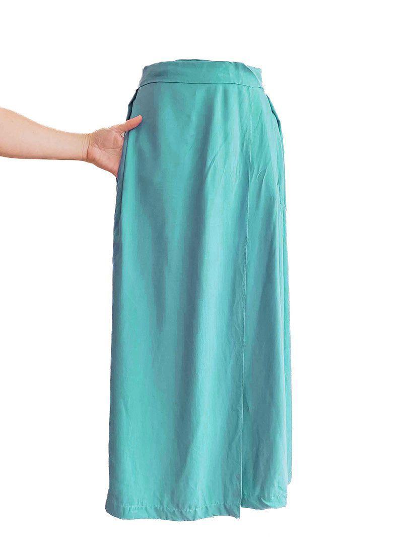 Falda Río TENCEL™ Verde Agua-3