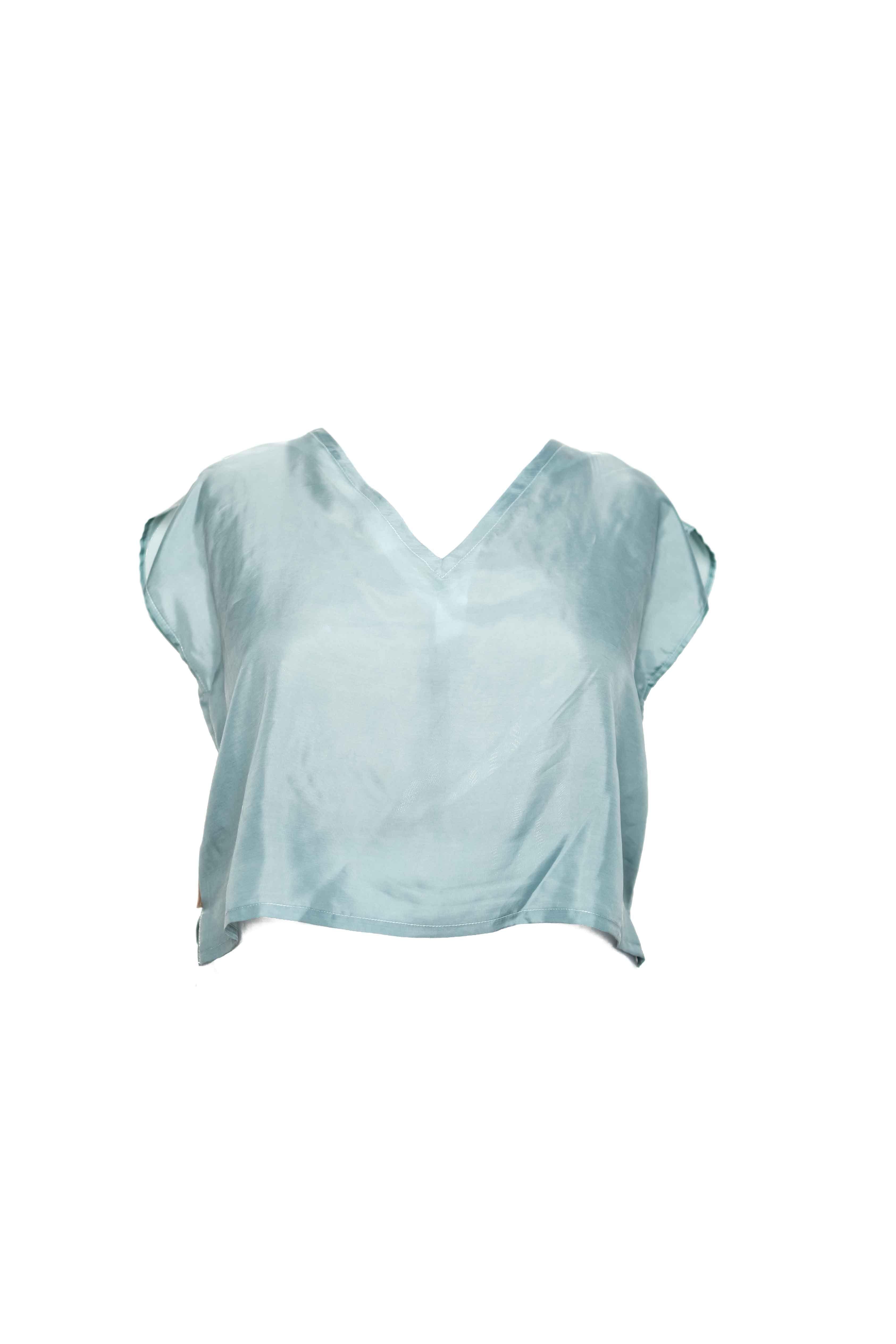 Top Isla Cupro - Verde Menta-8