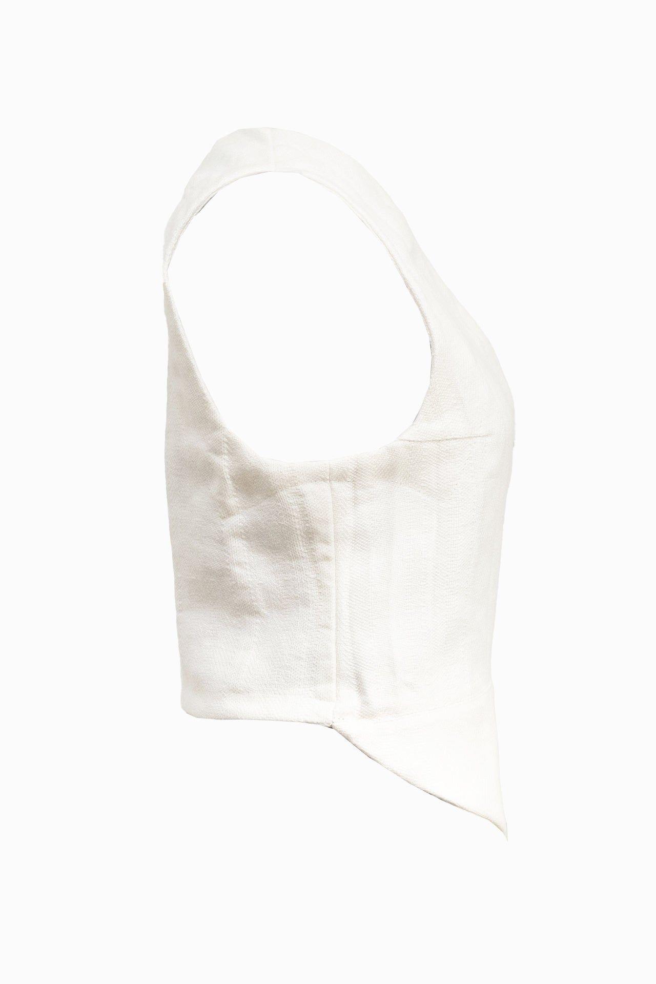Vest Verano Lino - Blanco-1