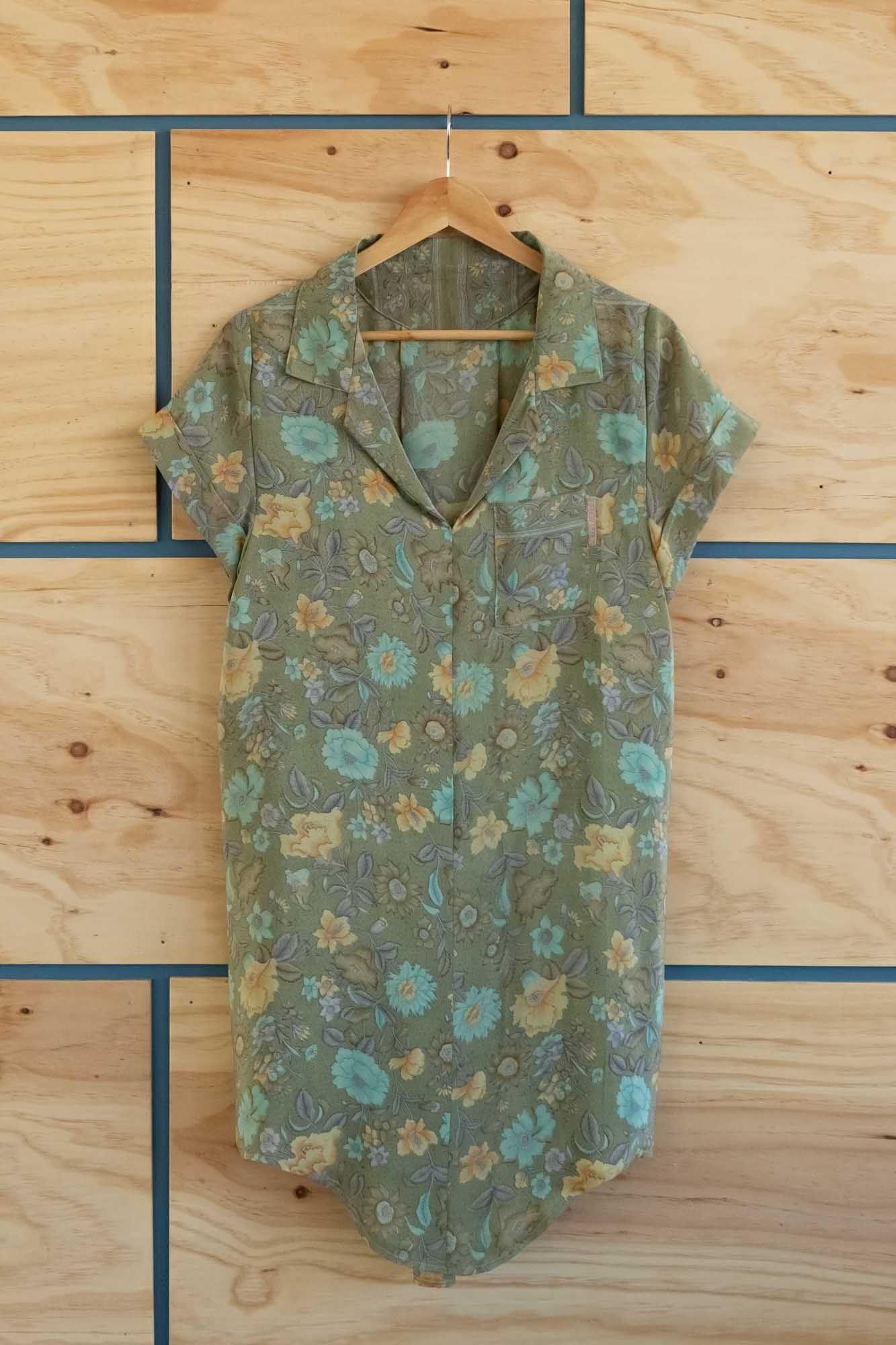 Vestido Camisero Seda-0