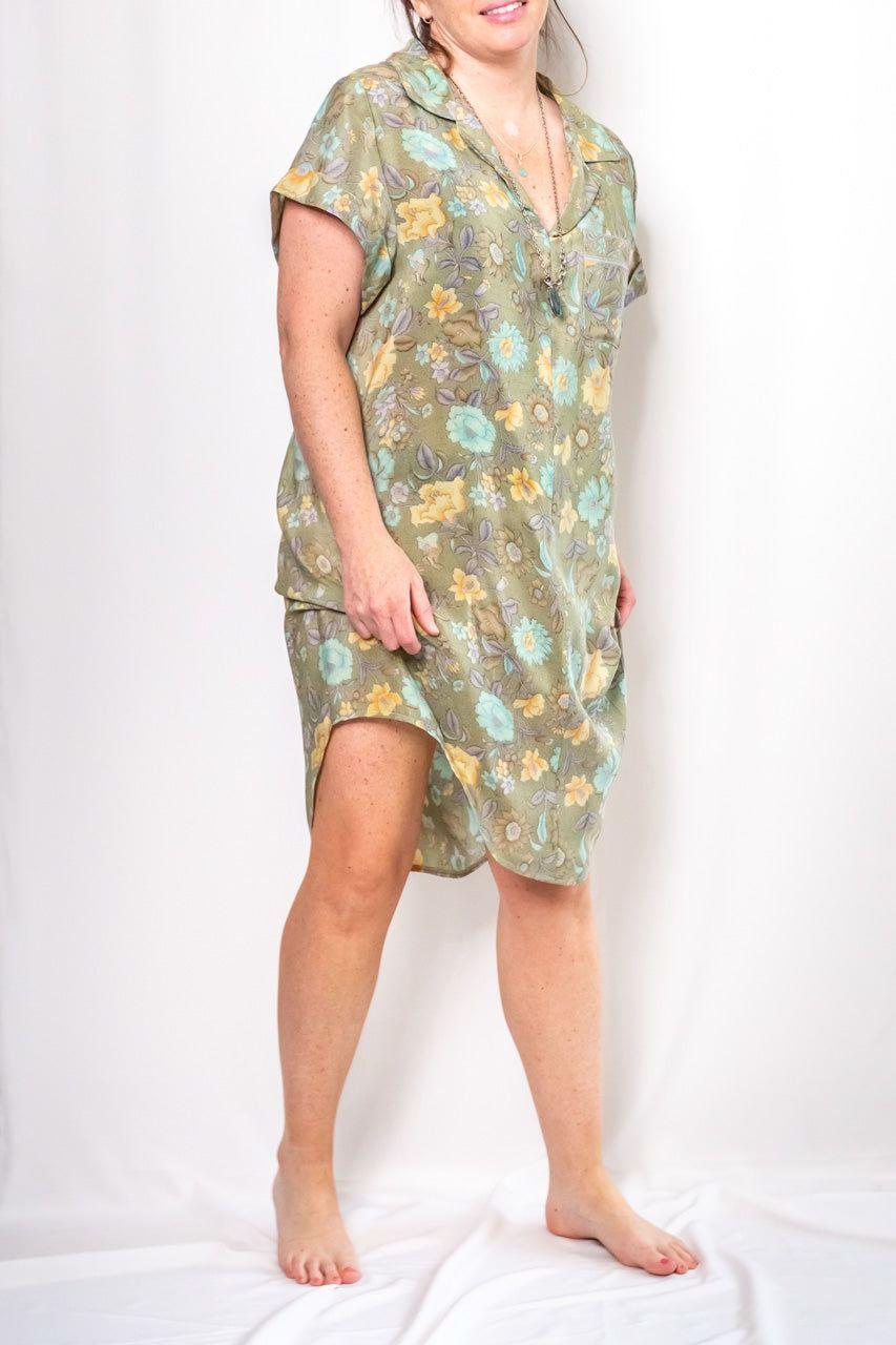Vestido Camisero Seda-5