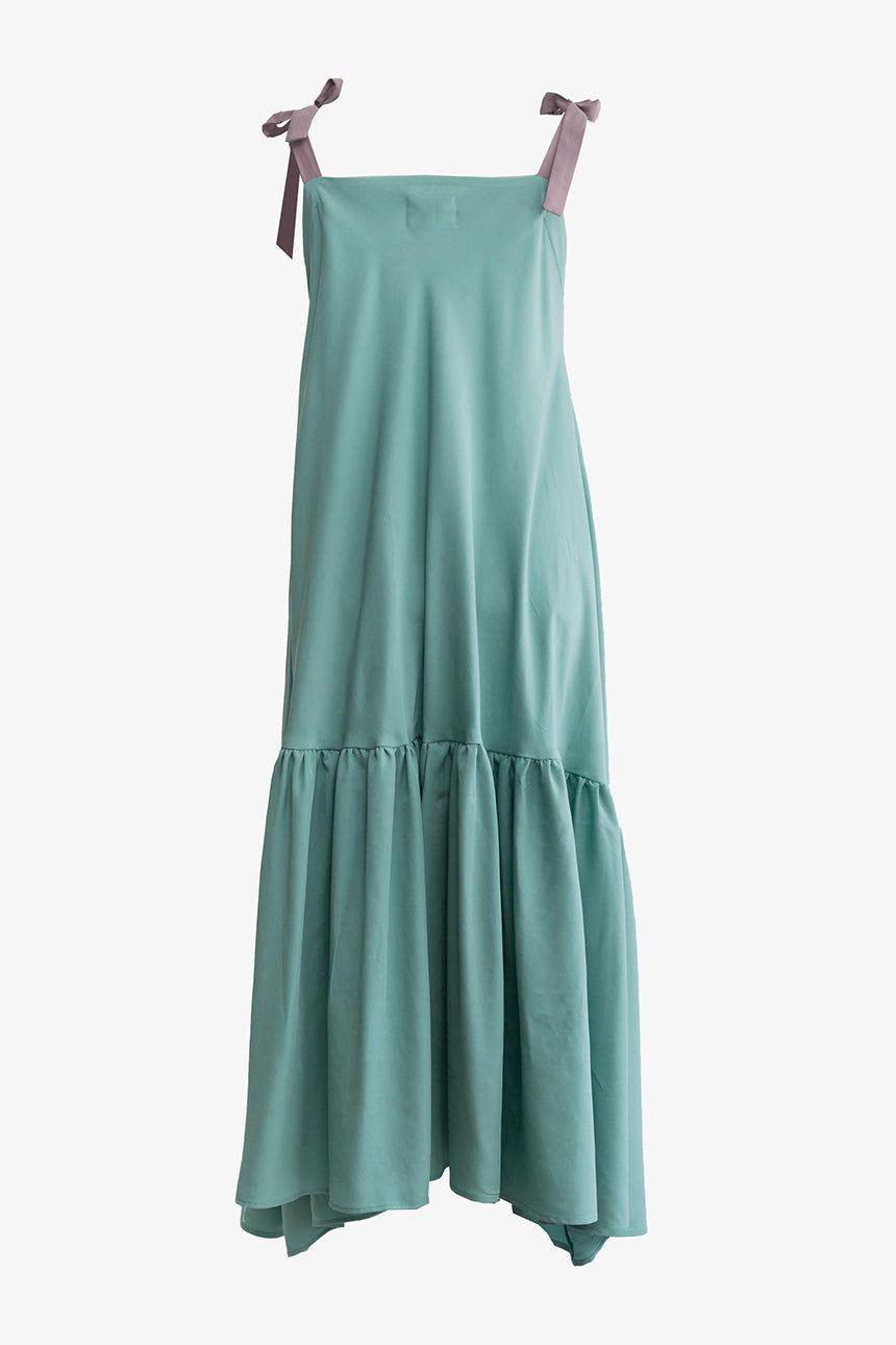 Vestido Pleamar Verde Agua-3