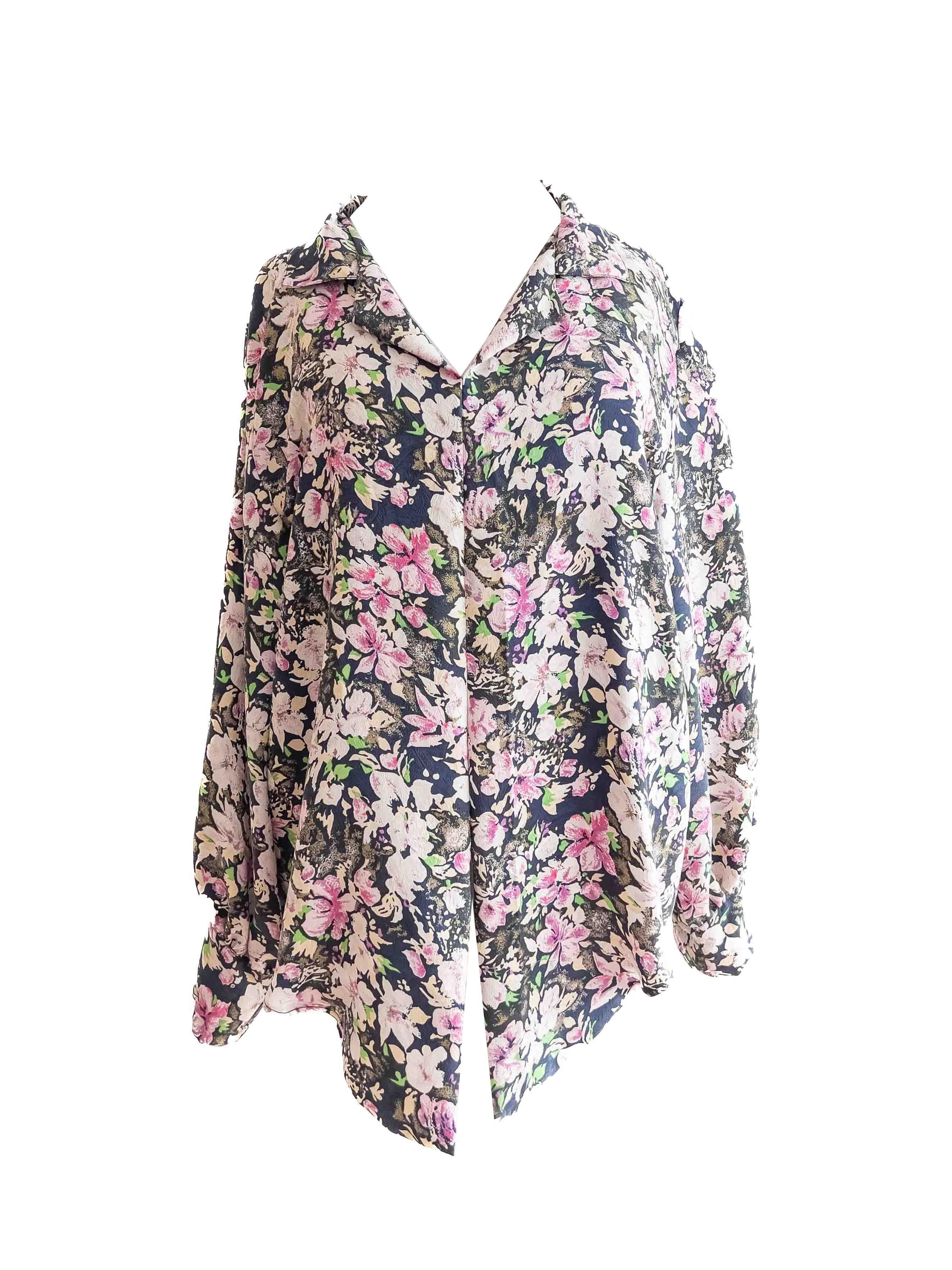 Blusón Camisero Seda-0