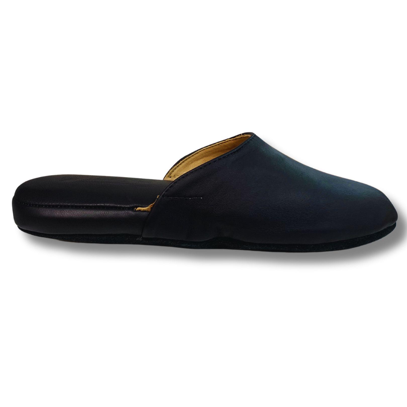 Pantuflas/Zapatillas de levantar Cuero Hombre 22 maos negro-1