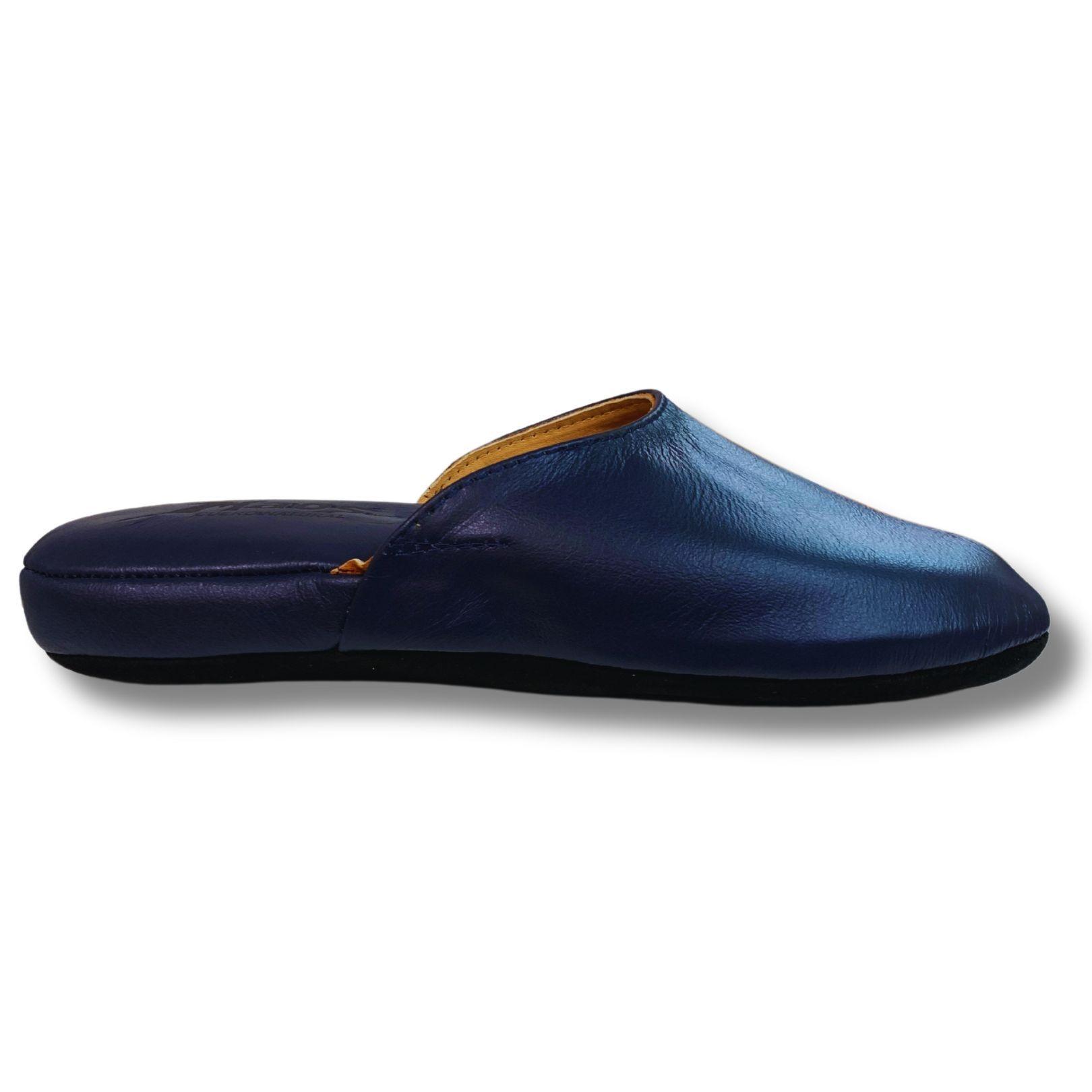 Pantuflas/Zapatillas de levantar Cuero Hombre 22 maos azul-0