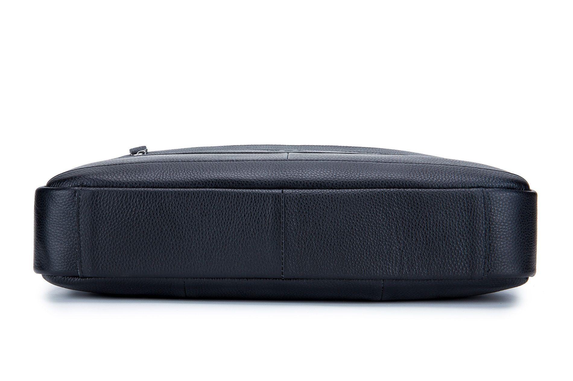 Maletín Portafolio De Cuero para Notebook Tablet Bullcaptain-2