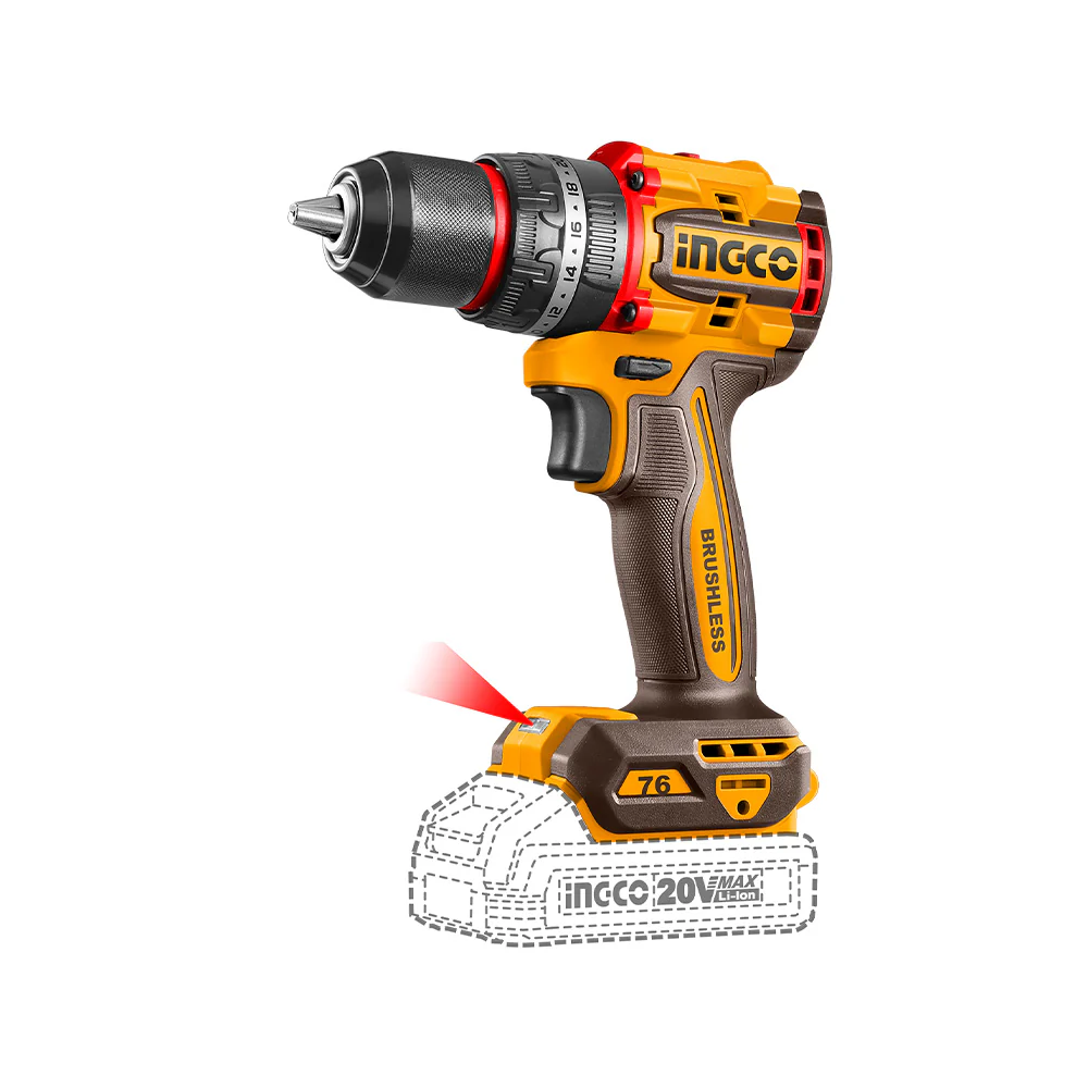 Kit Ingco P20S Brushless 3en1 Taladro + Sierra + Lijadora-4