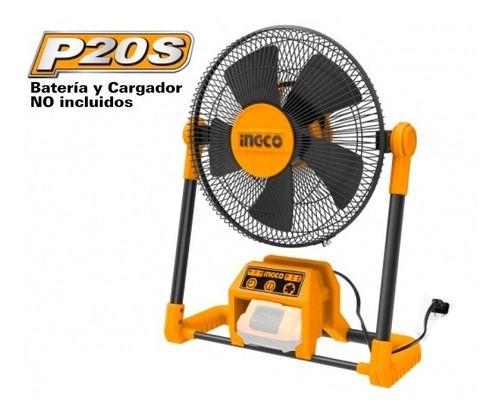 Ventilador Inalambrico 20V/12" Ingco Cfali2001-0