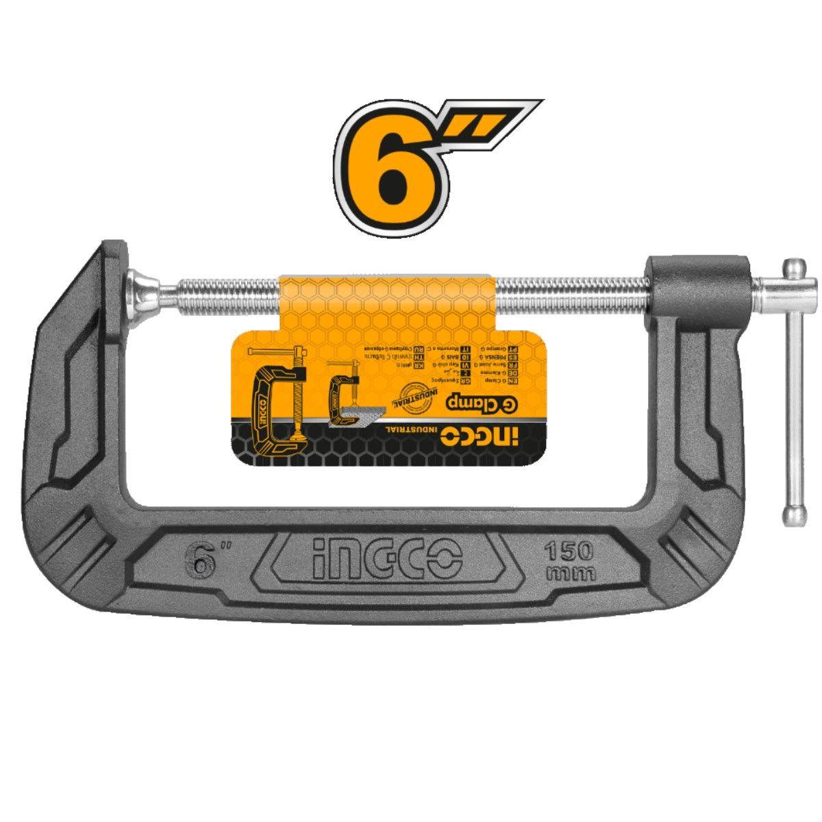 Prensa En C Industrial 150Mm/6" Ingco Hgc0106-1