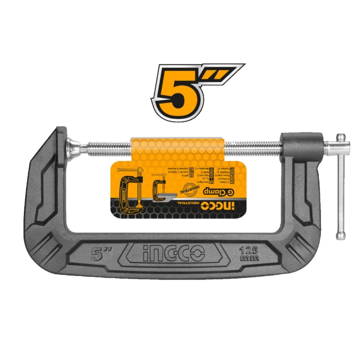 Prensa En C Industrial 125Mm/5" Ingco Hgc0105-1