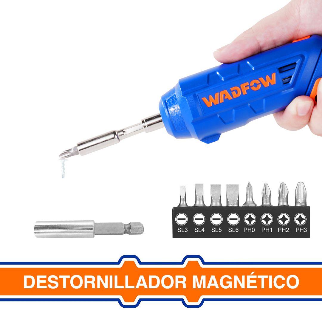 Destornillador Inalámbrico Wadfow 4V 4Nm 240rpm WCV4415-4
