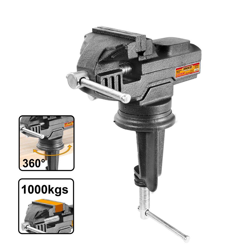 Tornillo Mecanico Mini De Banco 60Mm Ingco Hbv082-1