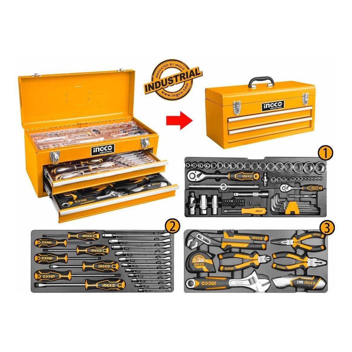 Set de Herramientas Ingco HKTHP21321 de132 piezas-2
