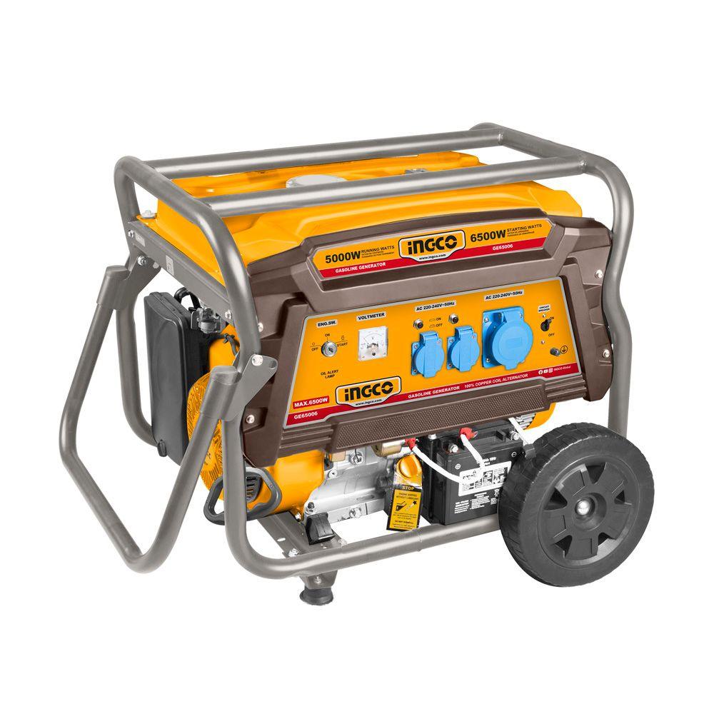 Generador A Gasolina Industrial 6,5Kw Ingco Ge65006-2